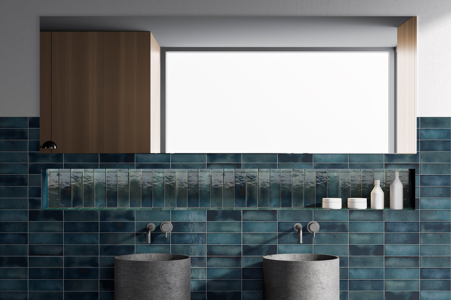 Amazonia Sapphire Subway Tile 65x200