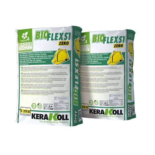 20kg Kerakoll Bioflex S1 White Adhesive