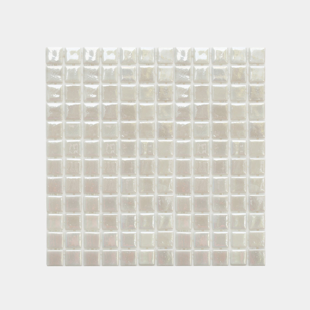 Ibiza Pearl Glass Pool Mosaic Tile