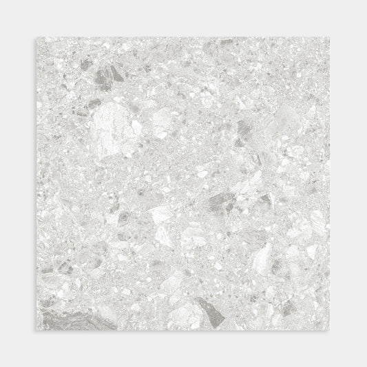 Lune Ash Terrazzo In/Ext Tile 600x600