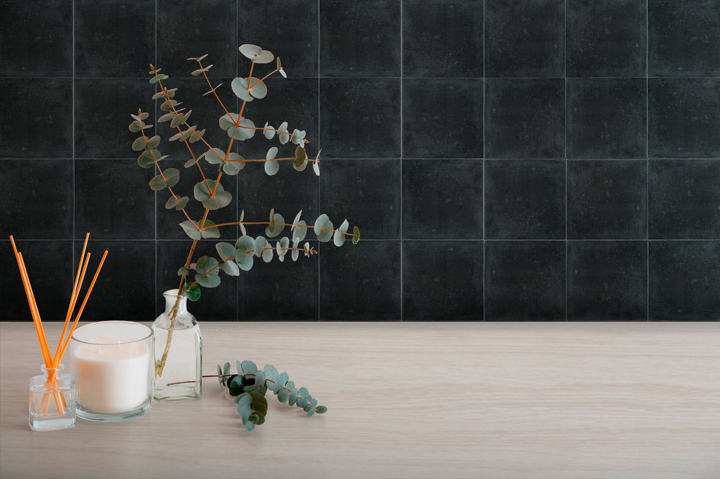 Marlow Black Oasis Matt Tile 115x115