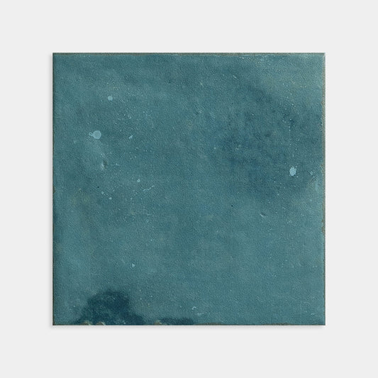 Marlow True Turquoise Matt Tile 115x115