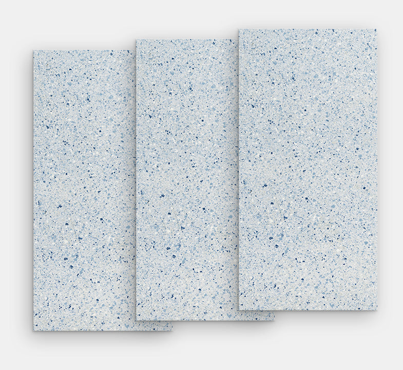 Rialto Blue Terrazzo Tile 300x600