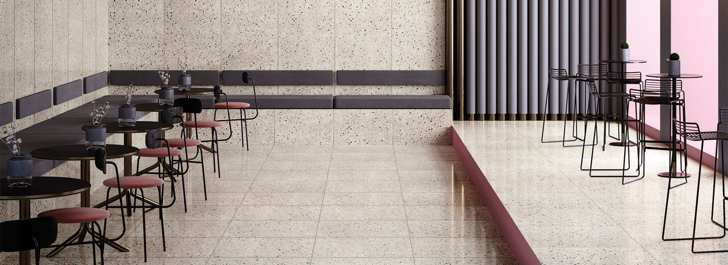 Rialto Pink Terrazzo Tile 300x600