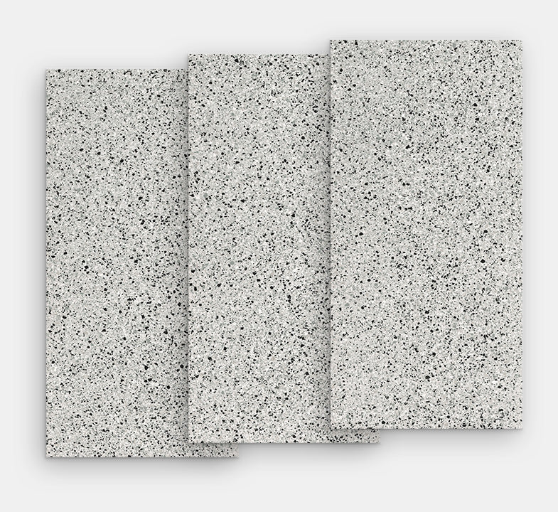 Rialto Silver Terrazzo Tile 300x600