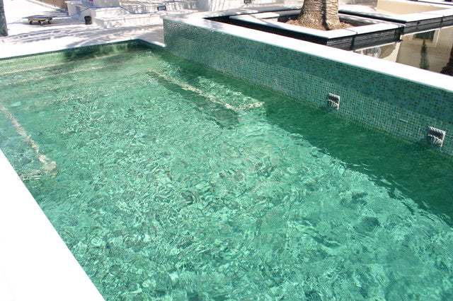 Tokyo Glass Pool Mosaic Tile