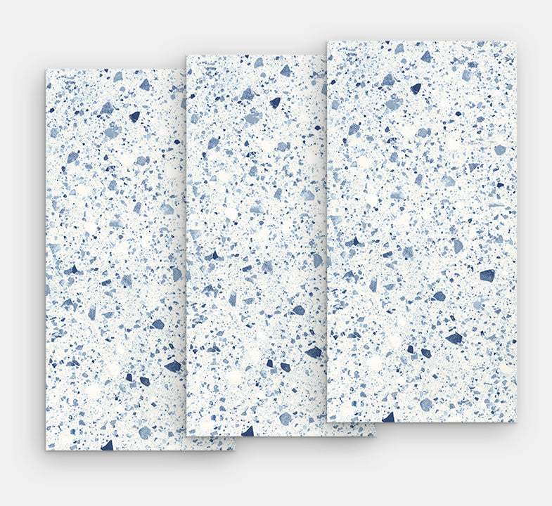 Venice Blue Terrazzo Tile 300x600