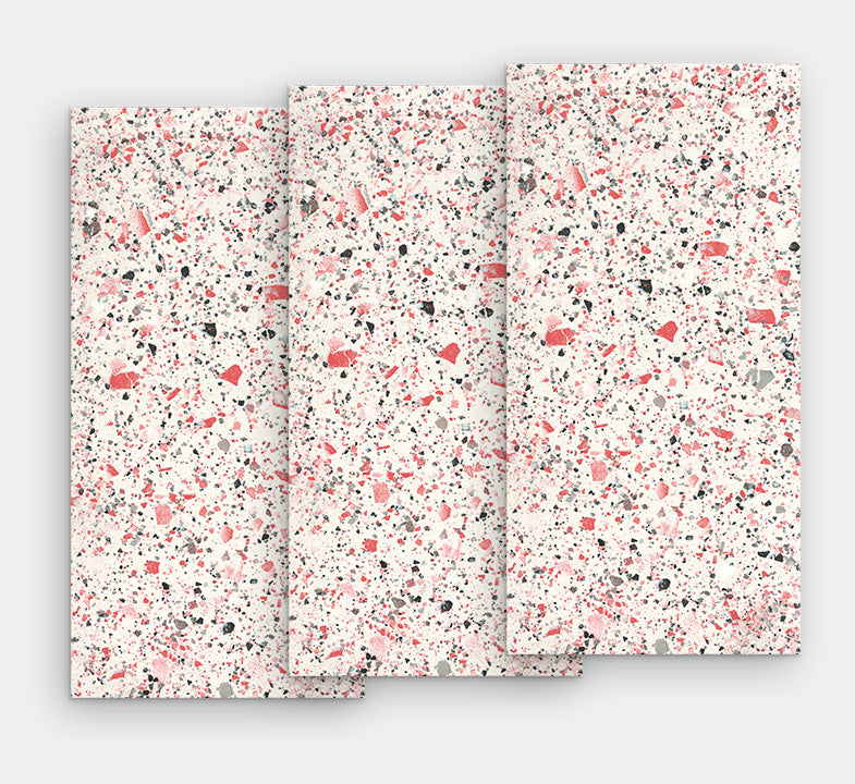 Venice Coral Terrazzo Tile 300x600