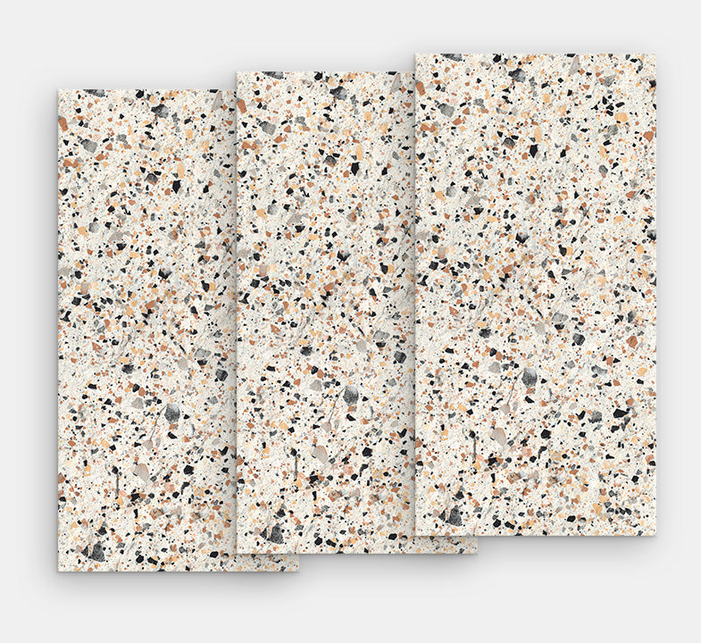 Venice Ivory Terrazzo Tile 300x600