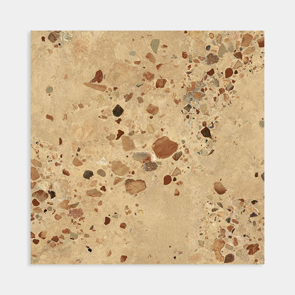 Cocci Siciliani Naturale Terrazzo Tile 600x600