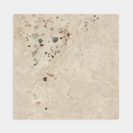 Cocci Siciliani Sabbia Terrazzo Tile 600x600